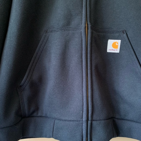 SOLD - Carhartt Men's Mid-weight Lined Water Repellent Sweatshirt Rain Defender - Picture 4 of 9